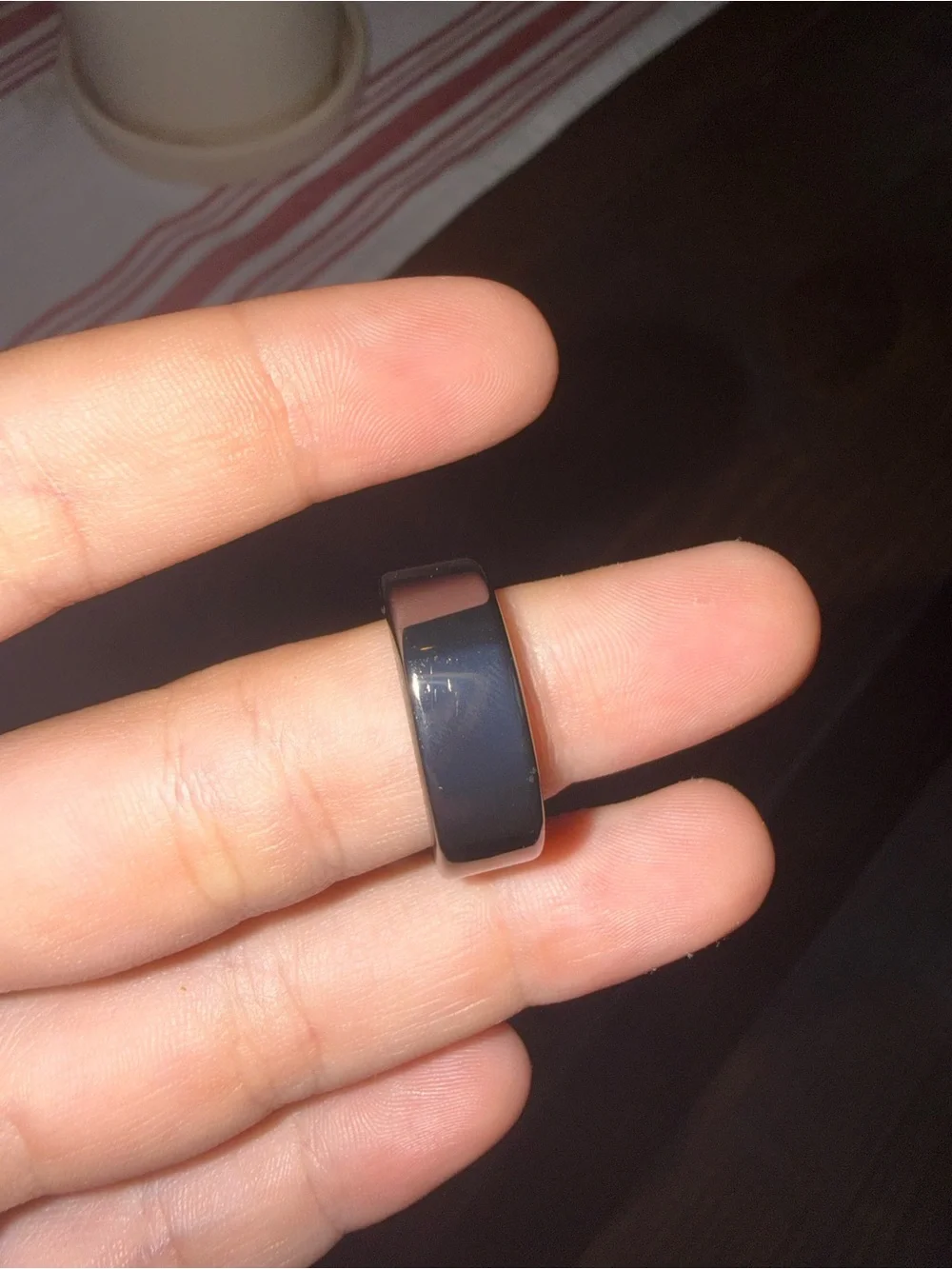 Black Gen 3 Oura Ring Size 8